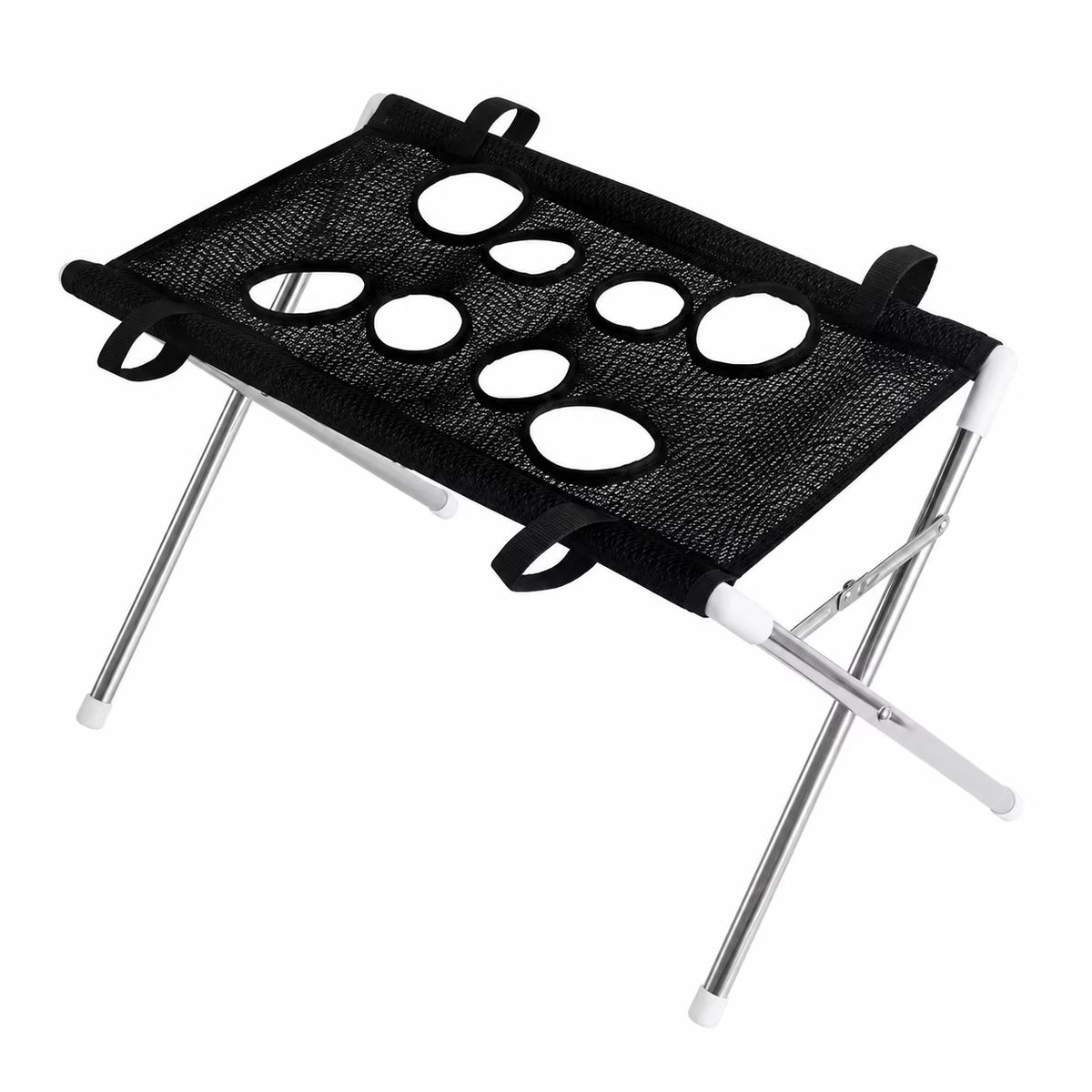 Pet Grooming Hammock Stand Foldable Cat Dog Bathing Rack Quick Dry Mesh Nail Trimming Holder for Small Medium Pets