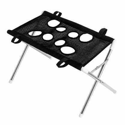 Pet Grooming Hammock Stand Foldable Cat Dog Bathing Rack Quick Dry Mesh Nail Trimming Holder for Small Medium Pets