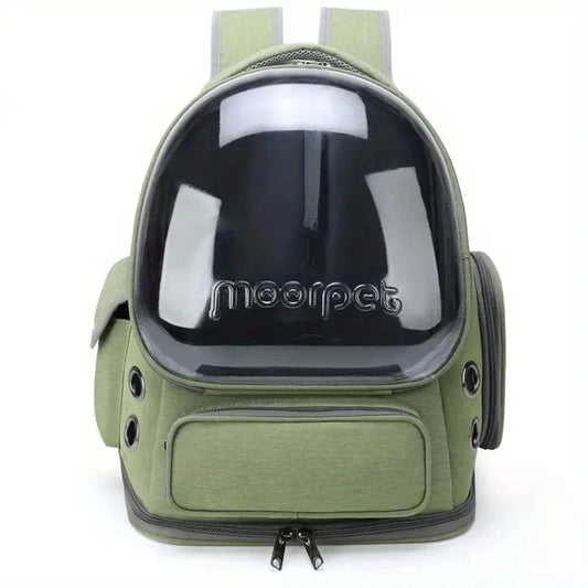 Portable Pet Carrier Backpack - Breathable, Comfortable, and Stylish Bubble Bag for Cats and Dogs