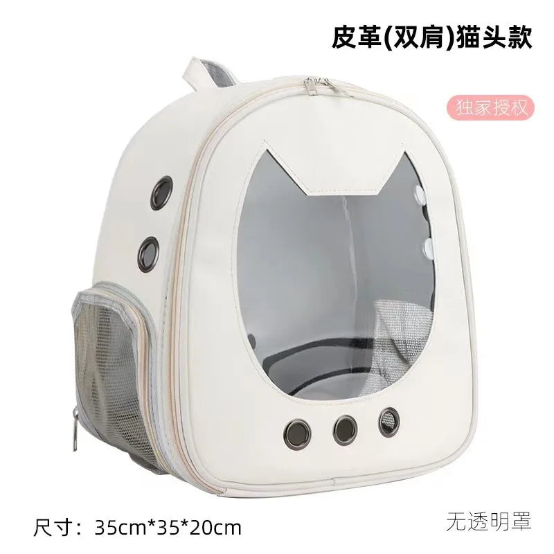 Pet Backpack Portable Space Capsule Cat Bag Large Capacity Breathable Backpack Dog Bag Pet Supplies
