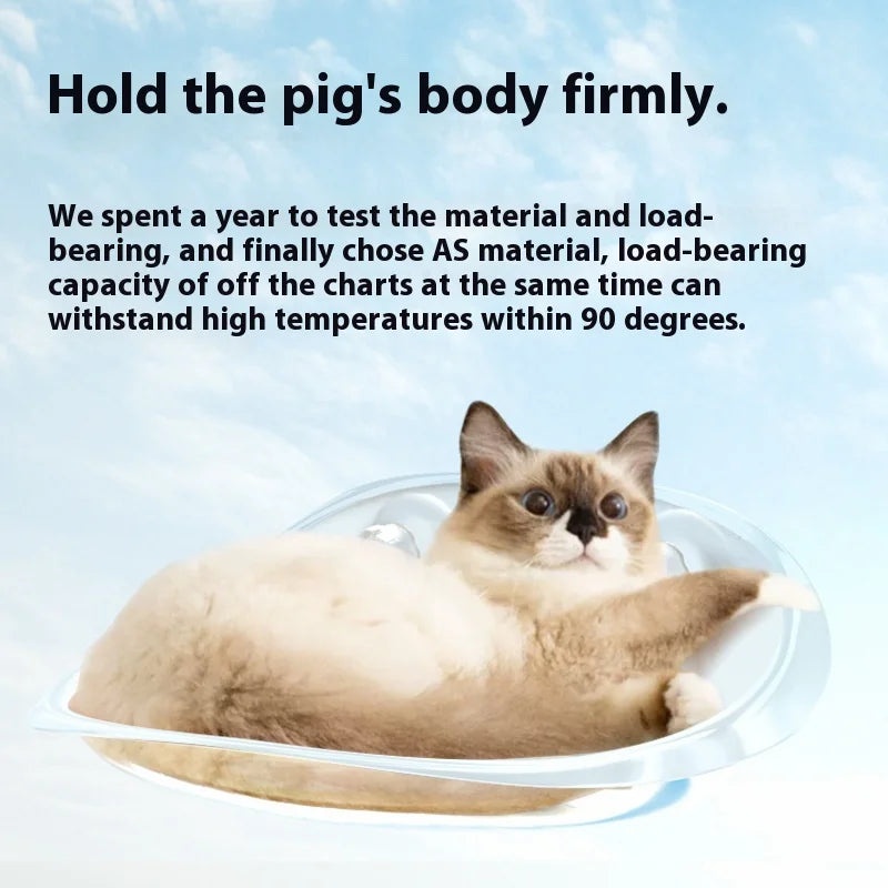 Cat Litter for All Seasons Cat Climbing Frame Cat Window Suction Cup Hanging Bed Swing Balcony Bed Glass Sleeping Cat Hammock