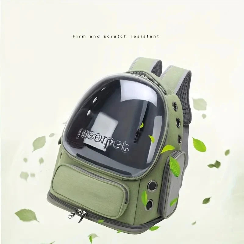 Portable Pet Carrier Backpack - Breathable, Comfortable, and Stylish Bubble Bag for Cats and Dogs