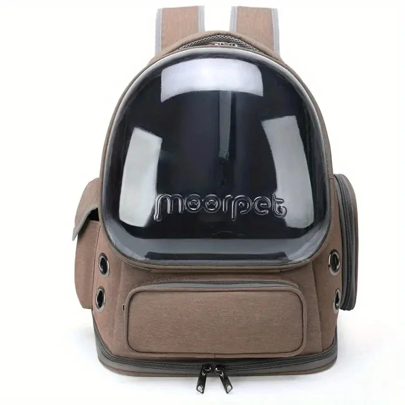 Portable Pet Carrier Backpack - Breathable, Comfortable, and Stylish Bubble Bag for Cats and Dogs