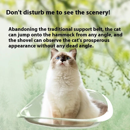 Cat Litter for All Seasons Cat Climbing Frame Cat Window Suction Cup Hanging Bed Swing Balcony Bed Glass Sleeping Cat Hammock