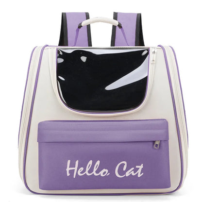 Pet Backpack Portable Space Capsule Cat Bag Large Capacity Breathable Backpack Dog Bag Pet Supplies