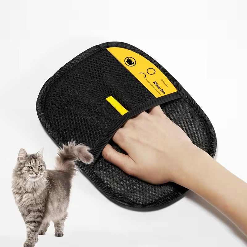 Pet Hair Cleaning and Collection Gloves Pet Double-Sided Multi-Functional Beauty Glove Tool Reduce the Pressure of Pet Ownership